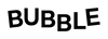 bubble official logo black
